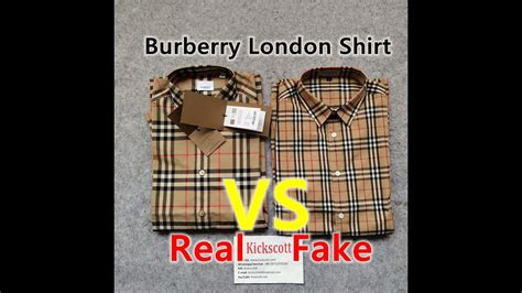 burberry london shirt fake